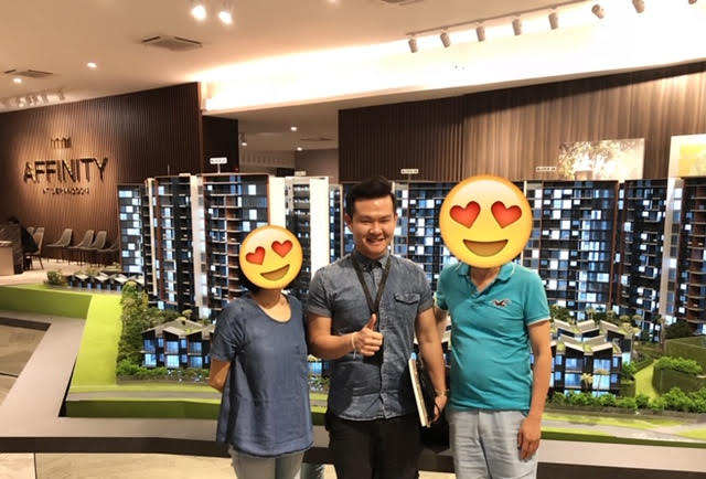 Freddie Xu with the Chan family